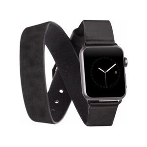 Apple Watch Band Leather Double Wrap Band for 38mm Series 1 2 3 NEW NO BOX